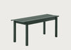 Linear Outdoor Steel Bench