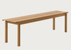 Linear Outdoor Steel Bench