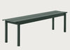 Linear Outdoor Steel Bench