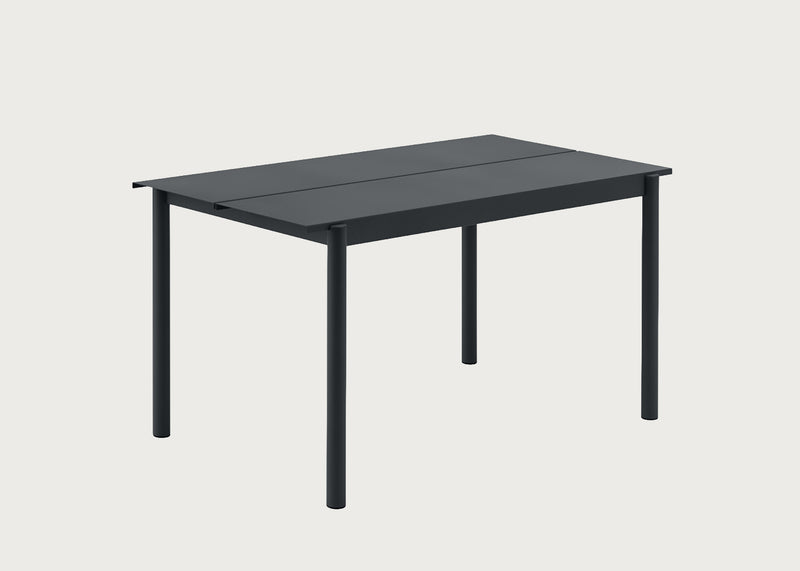 Linear Outdoor Steel Dining Table