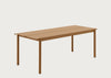 Linear Outdoor Steel Dining Table