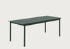 Linear Outdoor Steel Dining Table