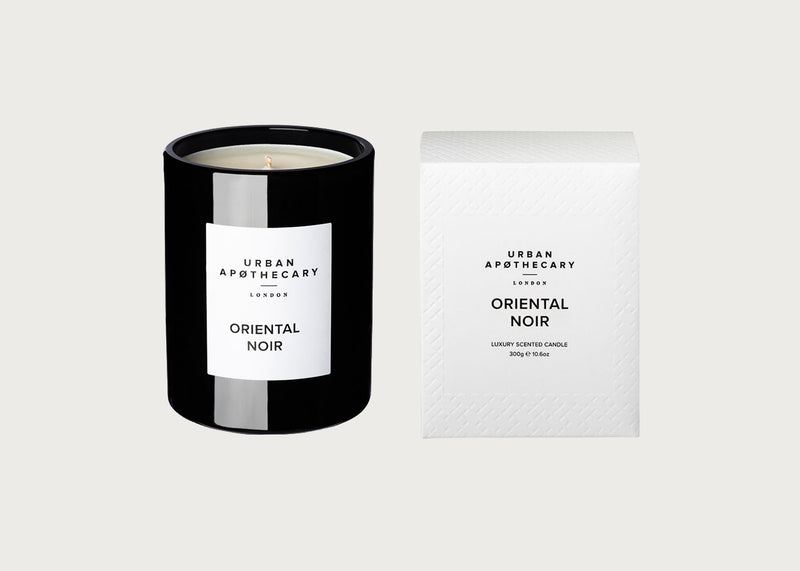 Signature Oriental Noir Scented Glass Candle