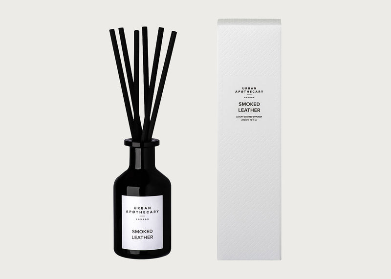 Signature Smoked Leather Natural Reed Diffuser