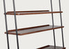 Brunel Lean To Shelves Dark Wood