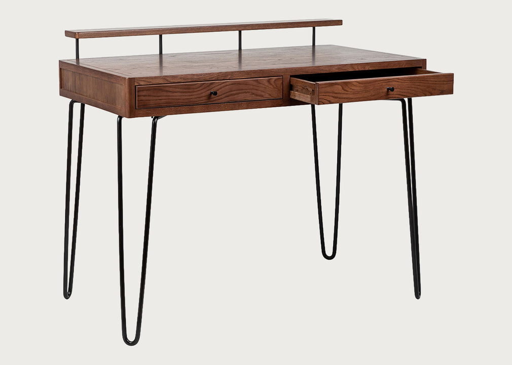 Brunel Desk Dark Wood