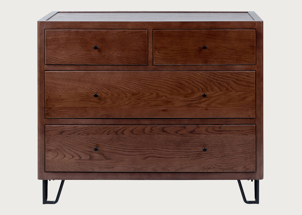 Brunel Low Chest Dark Wood