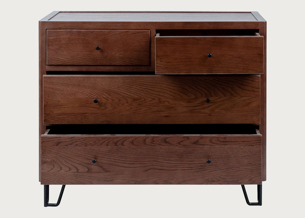 Brunel Low Chest Dark Wood