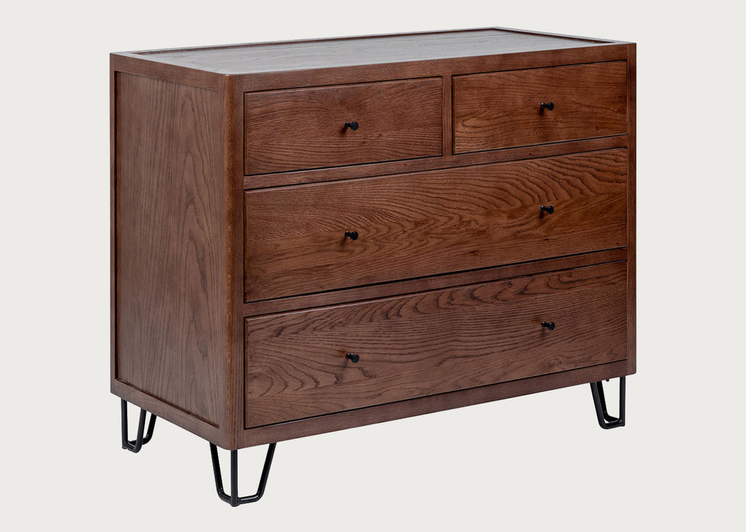 Brunel Low Chest Dark Wood