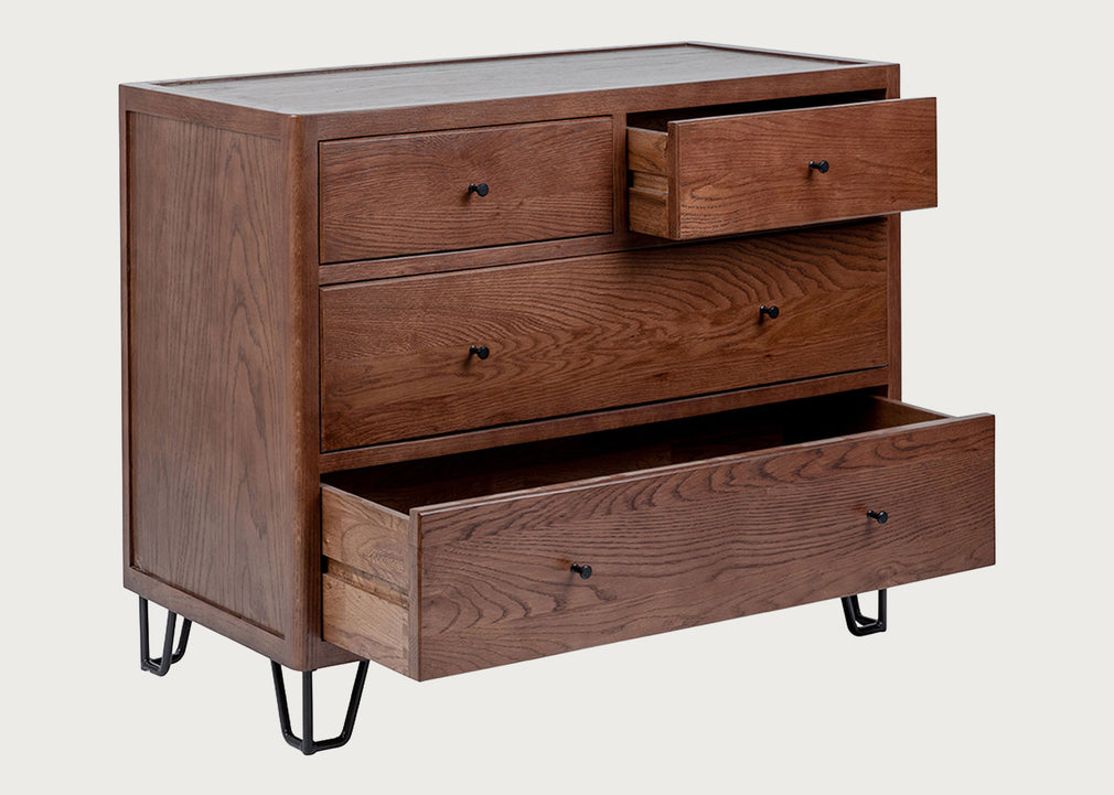 Brunel Low Chest Dark Wood
