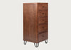 Brunel Tall Chest Dark Wood