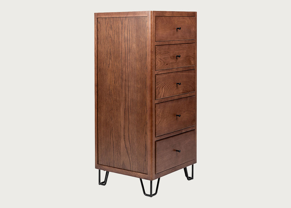 Brunel Tall Chest Dark Wood
