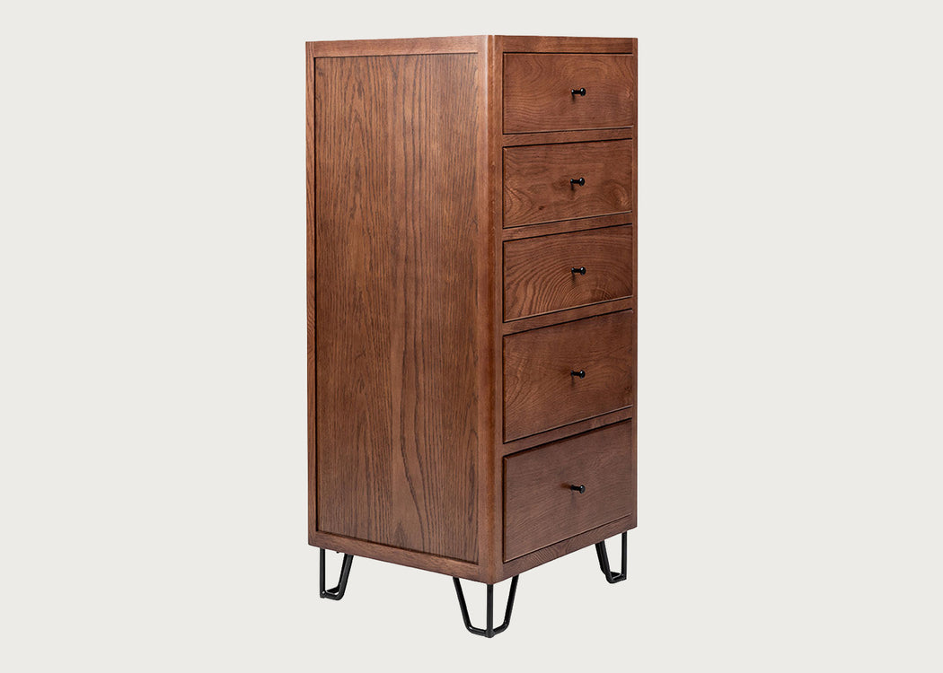 Brunel Tall Chest Dark Wood