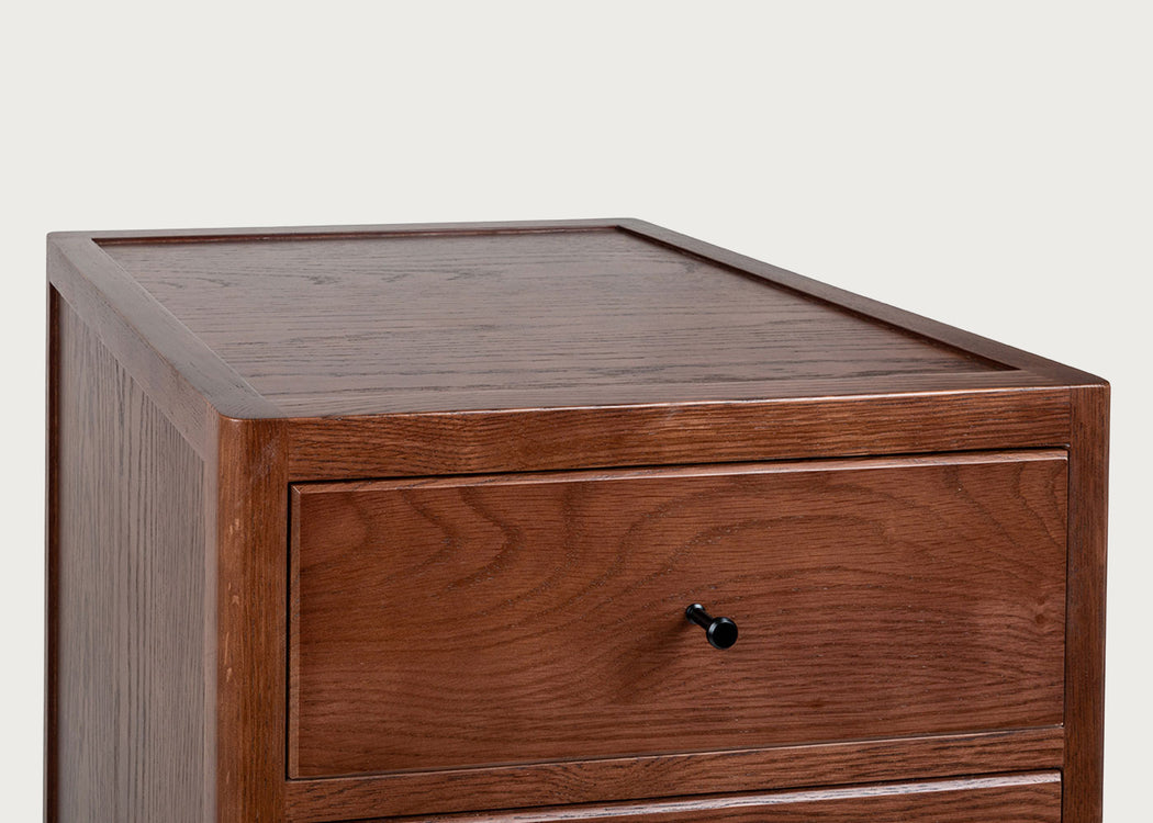 Brunel Tall Chest Dark Wood