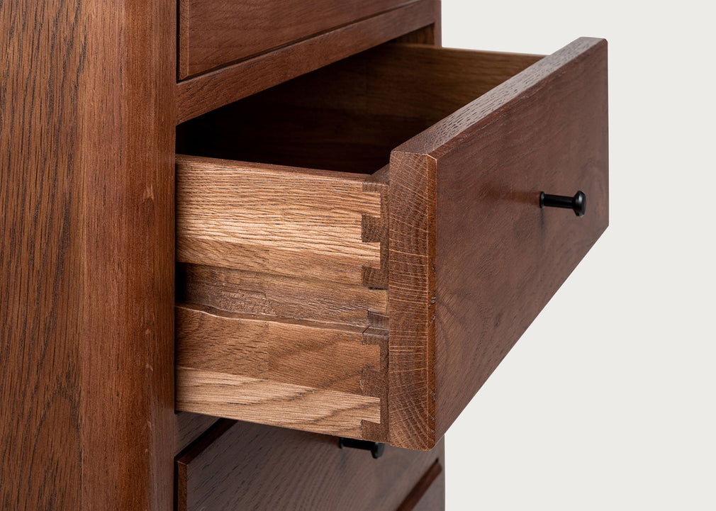 Brunel Tall Chest Dark Wood