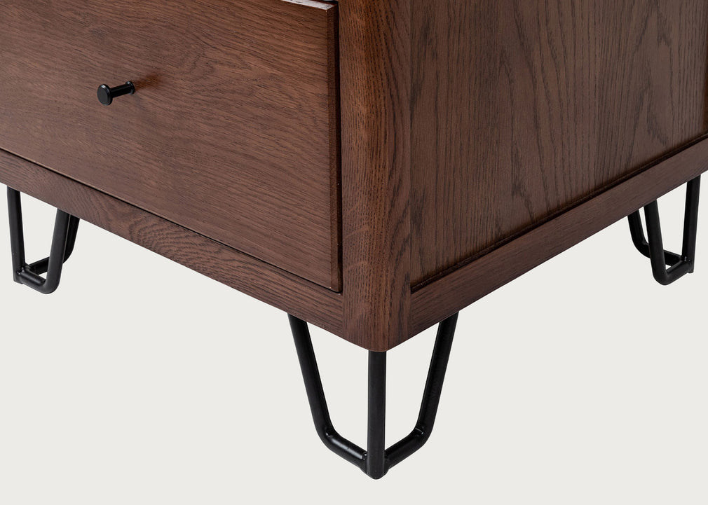 Brunel Tall Chest Dark Wood