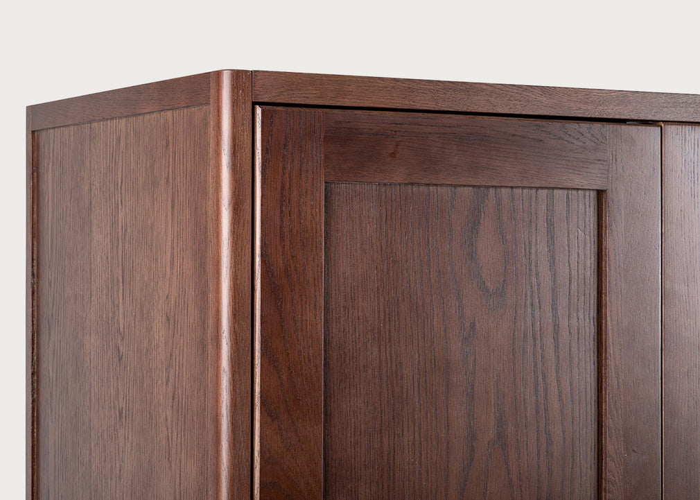 Brunel Double Wardrobe Dark Wood