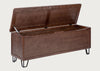 Brunel Blanket Box Dark Wood