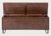 Brunel Blanket Box Dark Wood