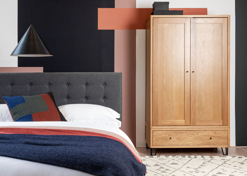 Brunel Double Wardrobe Oak