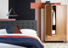 Brunel Double Wardrobe Oak