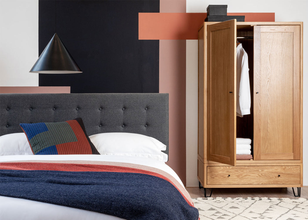 Brunel Double Wardrobe Oak