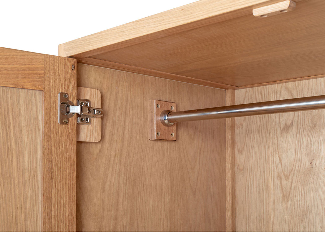 Brunel Double Wardrobe Oak