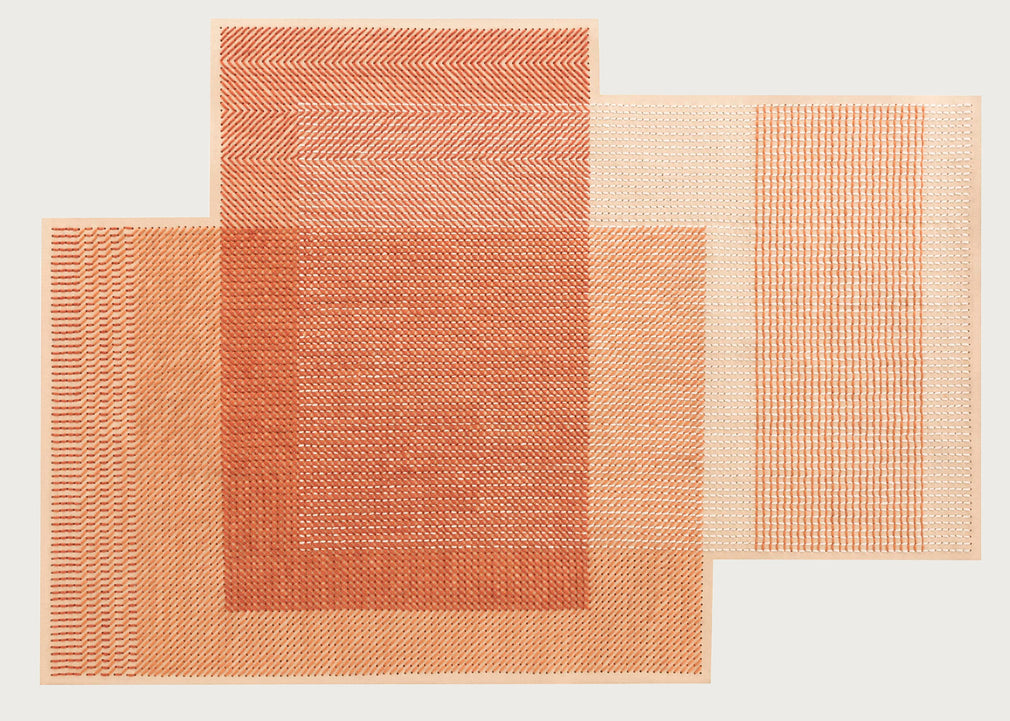 Canevas Geo Rug Coral