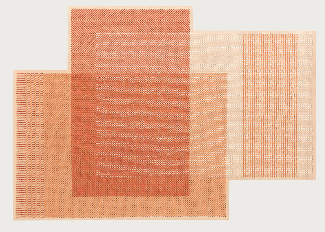 Canevas Geo Rug Coral