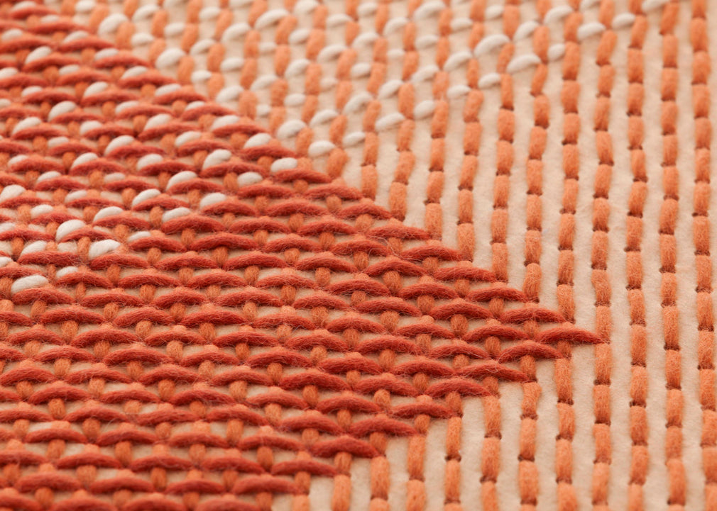 Canevas Geo Rug Coral