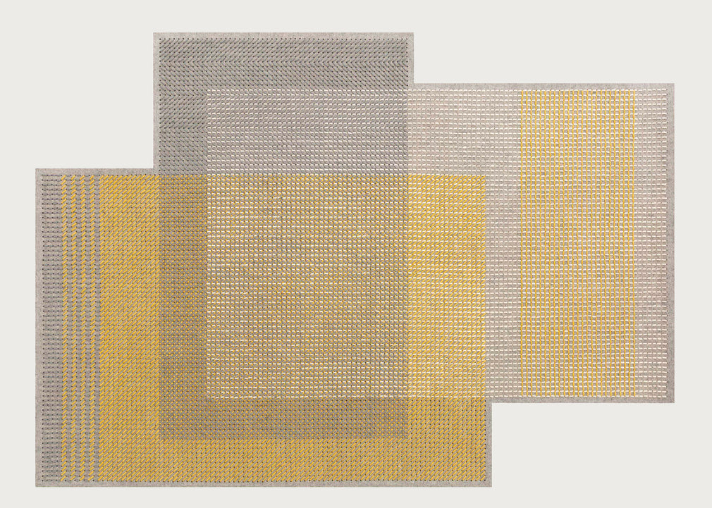 Canevas Geo Rug Grey