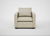 Palermo Armchair Leather Grain Storm 006 / Black