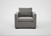 Palermo Armchair Nobilis Velvet Dolphin / Walnut