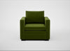 Palermo Armchair Nobilis Velvet Leaf / Black