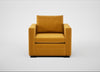 Palermo Armchair Nobilis Velvet Mustard / Black
