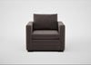 Palermo Armchair Nobilis Velvet Sable / Black