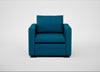 Palermo Armchair St Moritz Wool Teal / Black