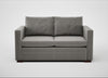Palermo 2 Seater Sofa Nobilis Velvet Dolphin / Walnut