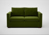 Palermo 2 Seater Sofa Nobilis Velvet Leaf / Walnut and Brass