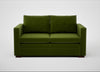 Palermo 2 Seater Sofa Nobilis Velvet Leaf / Walnut