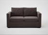 Palermo 2 Seater Sofa Nobilis Velvet Sable / Black