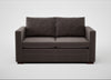 Palermo 2 Seater Sofa Nobilis Velvet Sable / Walnut and Brass