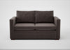 Palermo 2 Seater Sofa Nobilis Velvet Sable / Walnut
