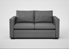 Palermo 2 Seater Sofa St Moritz Wool Light Grey / Walnut