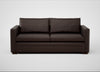 Palermo 3 Seater Sofa Leather Grain Chocolate 066 / Walnut