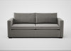 Palermo 3 Seater Sofa Nobilis Velvet Dolphin / Black
