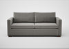 Palermo 3 Seater Sofa Nobilis Velvet Dolphin / Walnut