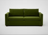Palermo 3 Seater Sofa Nobilis Velvet Leaf / Walnut