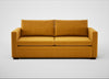Palermo 3 Seater Sofa Nobilis Velvet Mustard / Black