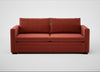 Palermo 3 Seater Sofa Nobilis Velvet Rust / Black